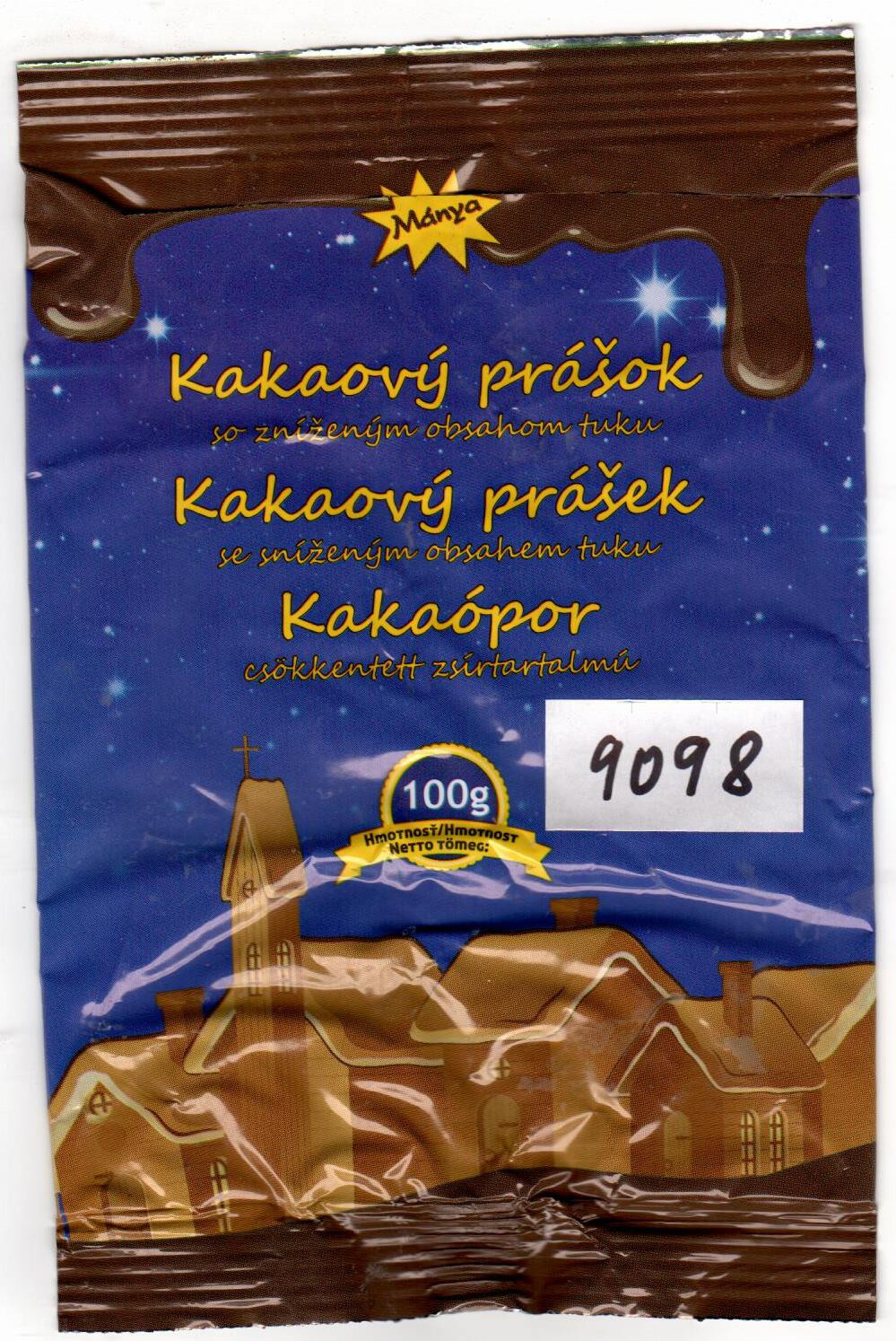 Kakaový prášok so zníženým obsahom tuku