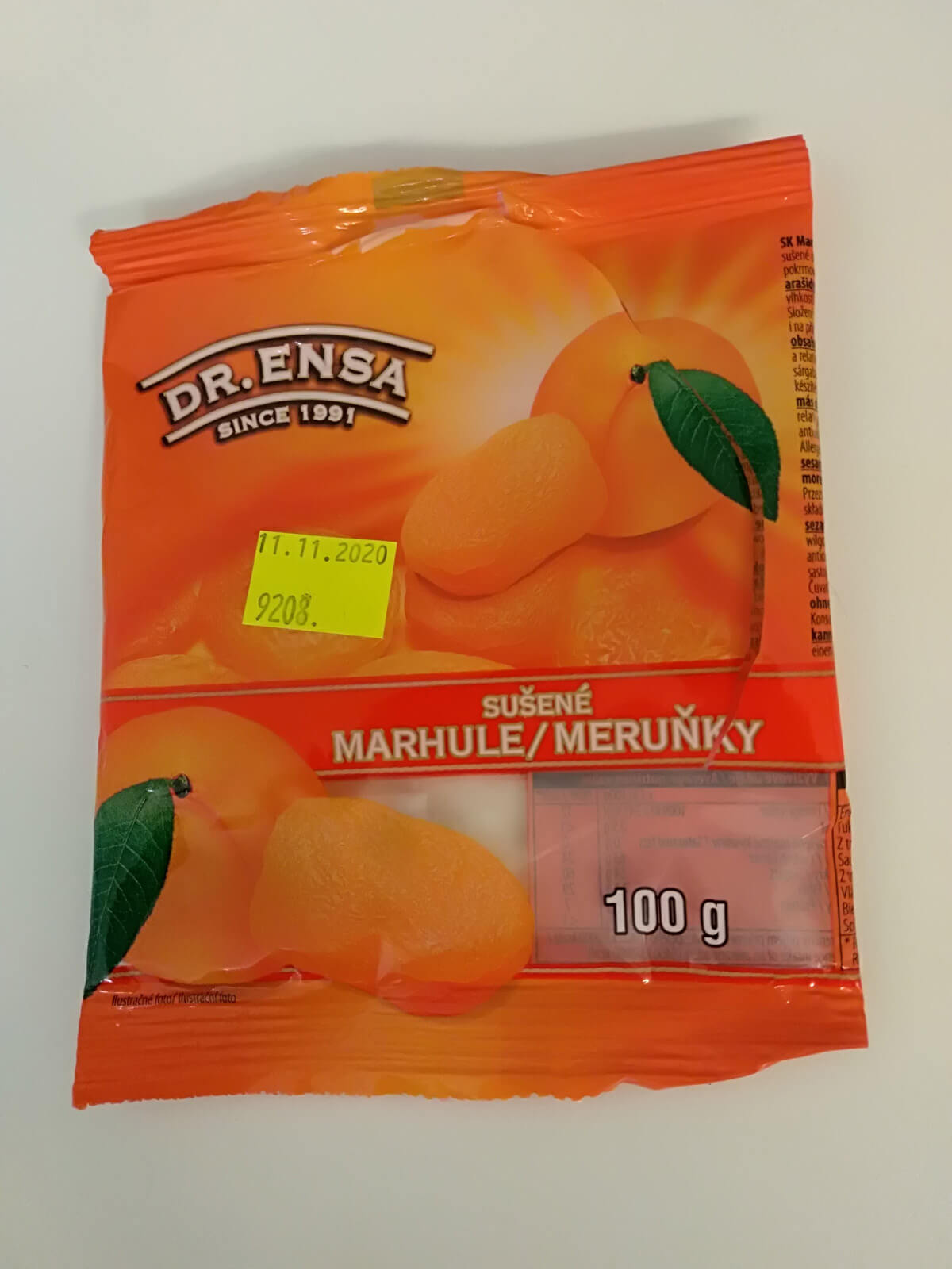 arhule sušené odkôstkované