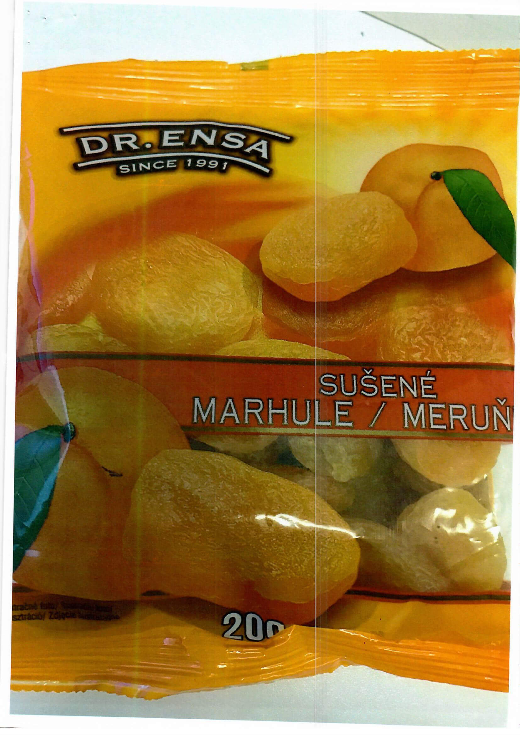arhule sušené odkôstkované