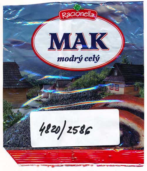 Racionella, Mak modrý celý, á 250g mak