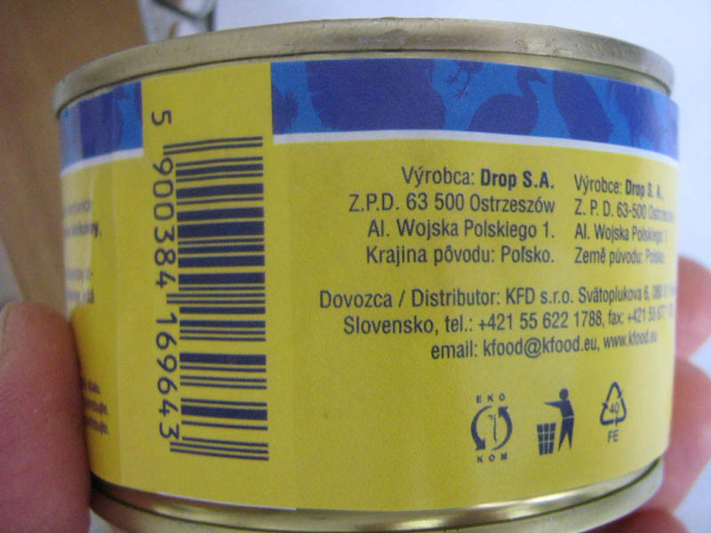 Pečeňová paštéta DROP s prítomnosťou alergénu sóje Pečeňová paštéta DROP